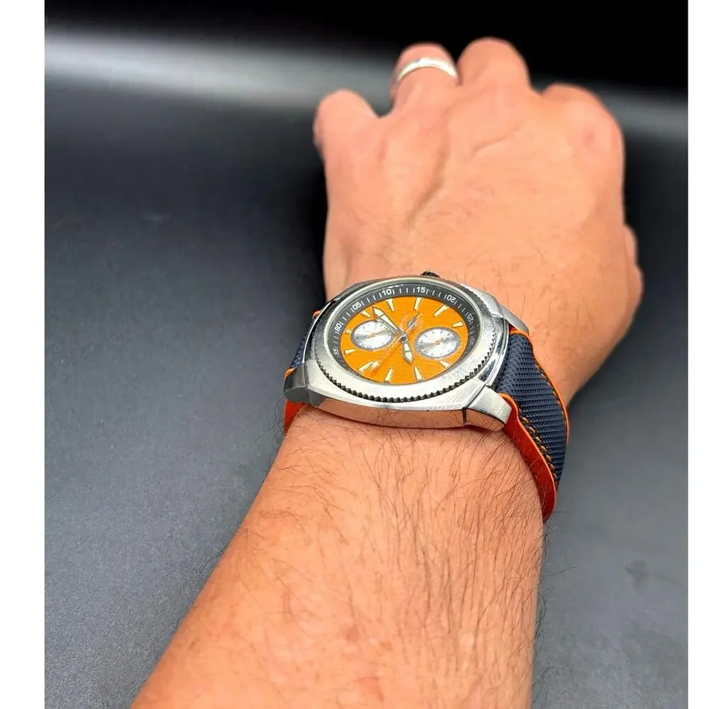 Tommy Bahama Relax RLX1057 A126 Orange Dial 24 Hour 100M 43mm Men’s Watch